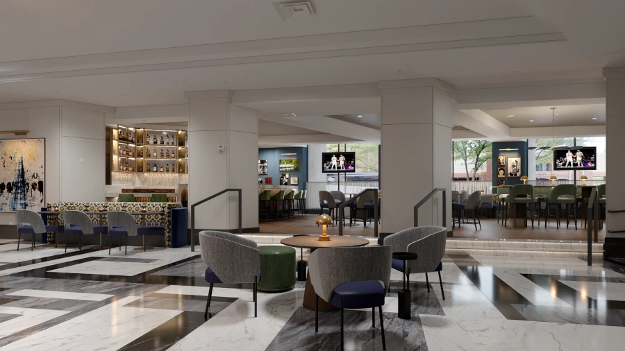 3-Lobby View 2 Rendering