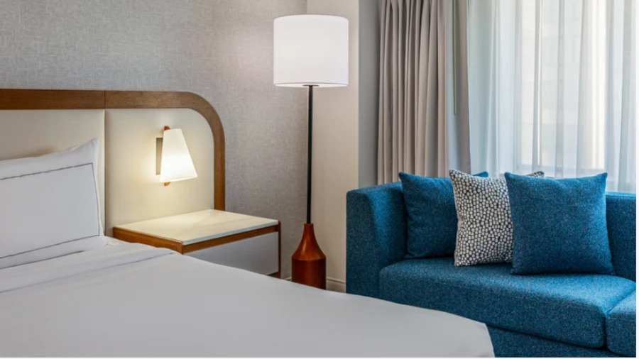 guest room side table